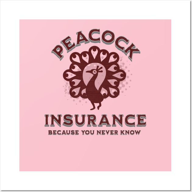 Peacock Insurance Wall Art by Farm Road Mercantile 